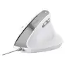 (25397) TRUST RATÓN ERGONÓMICO VERTICAL BAYO II CON CABLE 800/2400DPI BLANCO