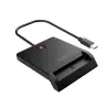 (26253) TRUST LECTOR DE TARJETAS EXTERNO DNI COMPATIBLE CON DNIE Y SMARTCARDS USB-C NEGRO