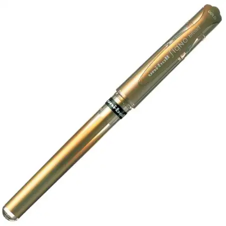 (218891000) UNIBALL ROLLERBALL SIGNO BROAD UM-153 1.0MM ORO CAJA 12 UD