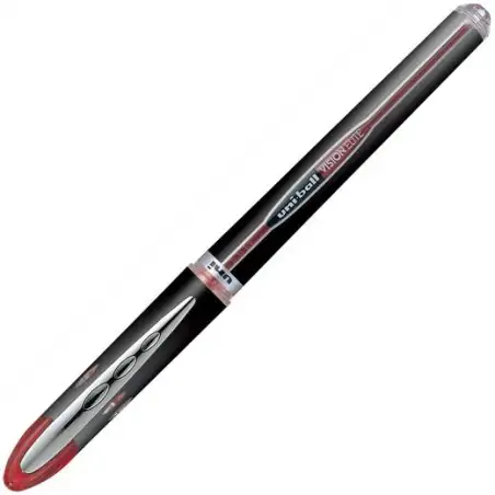 (701839000) UNIBALL ROLLERBALL VISION ELITE MICRO UB-205 0.5MM ROJO CAJA 12 UD