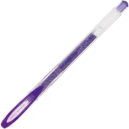 (788919000) UNIBALL ROLLERBALL SIGNO SPARKLING UM-120SP 1.0MM VIOLETA CAJA 12 UD