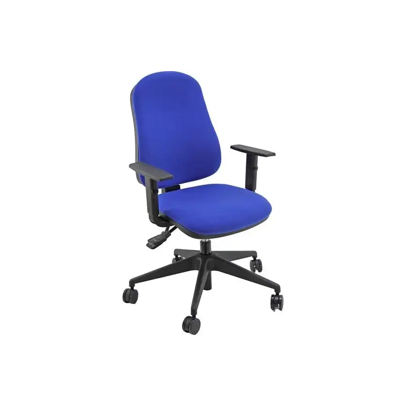 (SISY/BR/EB) UNISIT SILLA ADMINISTRATIVA SINCRO SIMPLE AZUL REPOSABRAZOS AJUSTABLES