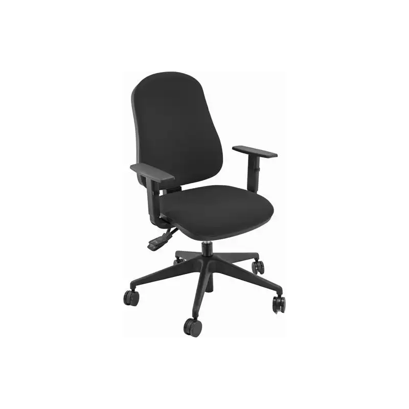 (SISY/BR/EN) UNISIT SILLA ADMINISTRATIVA SINCRO SIMPLE NEGRA REPOSABRAZOS AJUSTABLES