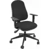 (SISY/BR/EN) UNISIT SILLA ADMINISTRATIVA SINCRO SIMPLE NEGRA REPOSABRAZOS AJUSTABLES