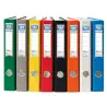 (92373) UNISYSTEM ARCHIVADOR PALANCA COLOR 45MM CANTONERA LARGA FOLIO CARTÓN FORRADO PP GRIS