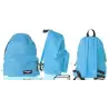 (MO006) MOCHILA ECO GRANDE CREMALLERA AZUL
