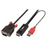 (41456) LINDY CABLE CONVERSOR HDMI  A VGA NEGRO 2