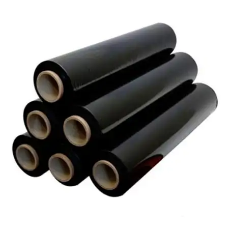 (00003) FILM DE PALETIZAR ROLLO 23 MICRAS 2KG 500MM ANCHO NEGRO