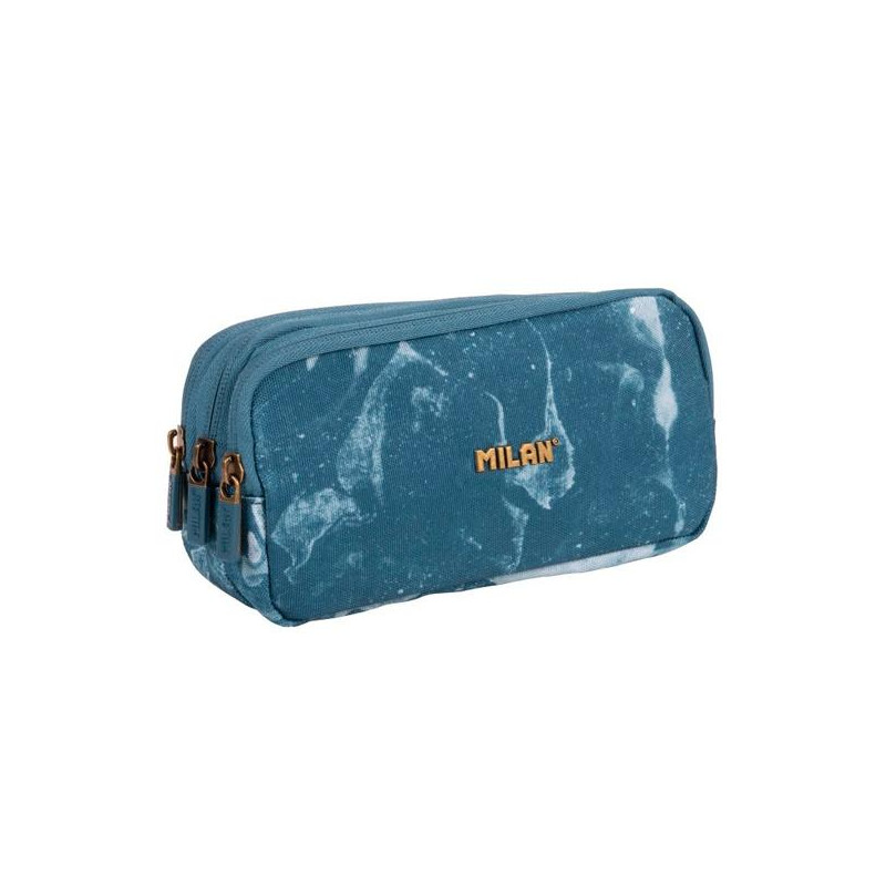 (081135LVB) MILAN PORTATODO 3 CREMALLERAS SERIE LAVA AZUL