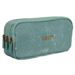 (081135LVGR) MILAN PORTATODO 3 CREMALLERAS SERIE LAVA VERDE