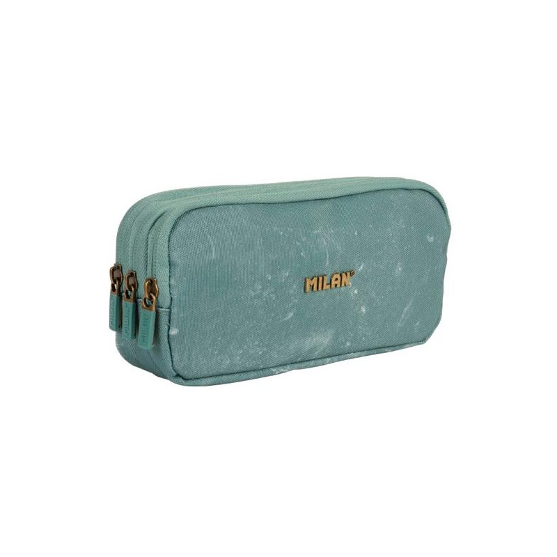 (081135LVGR) MILAN PORTATODO 3 CREMALLERAS SERIE LAVA VERDE