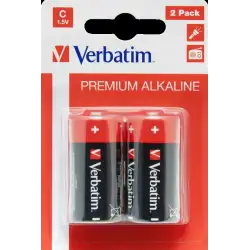 (49922) VERBATIM PILAS ALCALINAS C - LR14 - PACK 2 UDS