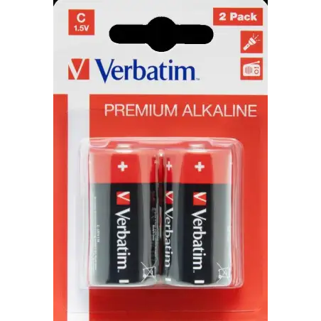 (49922) VERBATIM PILAS ALCALINAS C - LR14 - PACK 2 UDS