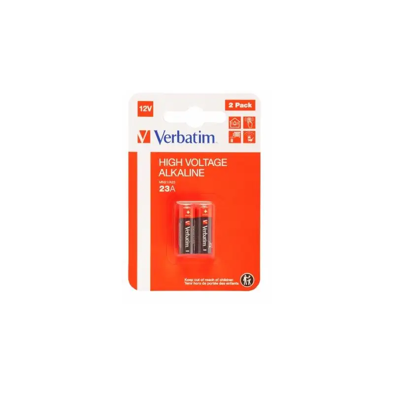 (49940) VERBATIM PILA ALCALINA 12V - LR23A/LRV08 BLISTER DE 2