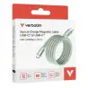 (31864) VERBATIM CABLE MAGNETICO TIPO USB-C/M - USB-C/M VERDE 60W 1