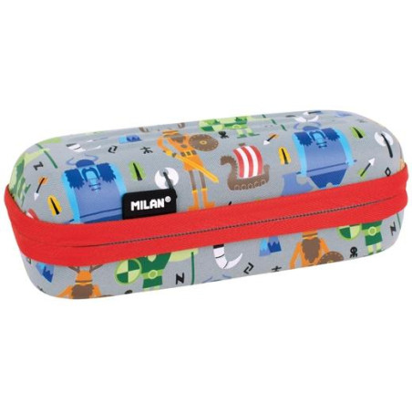 (081145VK) MILAN PORTATODO OVALADO SEMIRRÍGIDO SERIE ESPECIAL VIKINGS