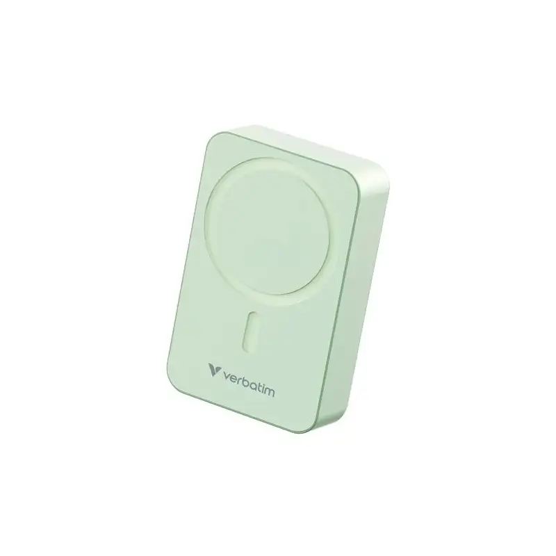 (32224) VERBATIM CARGADOR INALAMBRICO POWER BANK 20K MAH 1XUSB-C VERDE