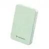 (32228) VERBATIM CARGADOR INALAMBRICO POWER BANK 10K MAH 1XUSB-C VERDE