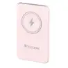 (32243) VERBATIM CARGADOR INALAMBRICO POWER BANK 5K MAH 1XUSB-C ROSA