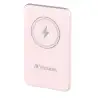 (32248) VERBATIM CARGADOR INALAMBRICO POWER BANK 10K MAH 1XUSB-C ROSA