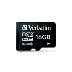 (44010) VERBATIM TARJETA MICRO SDHC 16GB CLASE 10