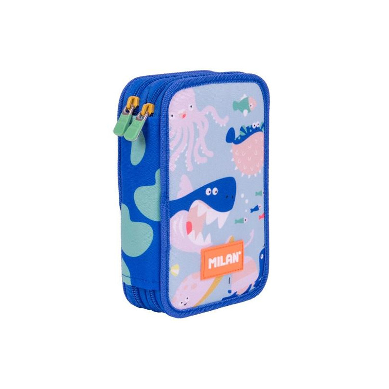 (081264BD) MILAN PLUMIER 2 PISOS CON CONTENIDO SERIE ESPECIAL BLUE ODYSSEY