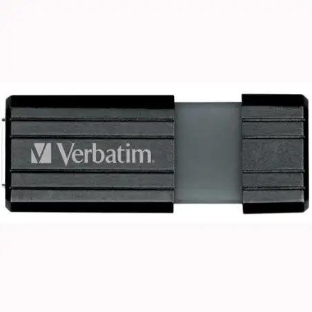 (49063) VERBATIM PENDRIVE STORE'N'GO PINSTRIPE 16GB HI-SPEED RETRÁCTIL USB 2.0 NEGRO