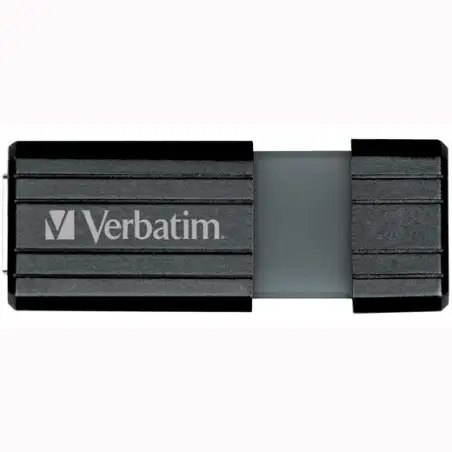 (49071) VERBATIM PENDRIVE STORE'N'GO PINSTRIPE 128GB HI-SPEED RETRÁCTIL USB 2.0 NEGRO