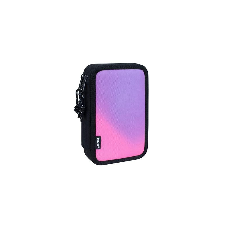 (081264SNK1P) MILAN PLUMIER 2 PISOS C/CONTENIDO SUNSET NEGRO/ROSA