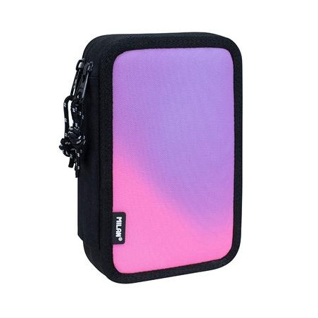 (081264SNK1P) MILAN PLUMIER 2 PISOS C/CONTENIDO SUNSET NEGRO/ROSA