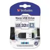 (49822) VERBATIM PENDRIVE NANO ON-THE-GO 32GB USB 2.0 OTG CON ADAPTADOR MICRO USB NEGRO