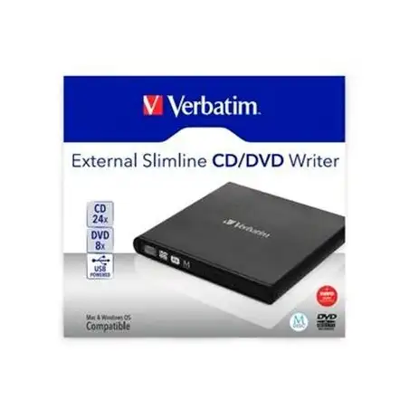 (98938) VERBATIM GRABADORA Y LECTOR EXTERNO DE CD/DVD SLIMLINE