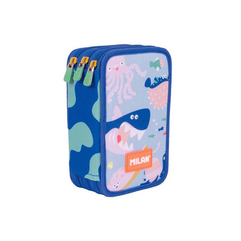 (081364BD) MILAN PLUMIER 3 PISOS CON CONTENIDO SERIE ESPECIAL BLUE ODYSSEY