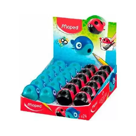 (018113) MAPED AFILALÁPICES CROC CROC EASY 1 AGUJERO C/SURTIDOS EXPOSITOR DE 24U