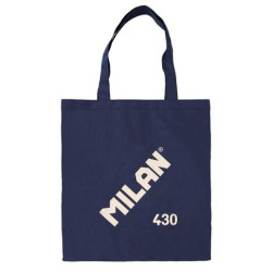 (62101SNCB) MILAN BOLSA DE MANO TOTE BAG SINCE 1918 AZUL MARINO