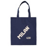 (62101SNCB) MILAN BOLSA DE MANO TOTE BAG SINCE 1918 AZUL MARINO