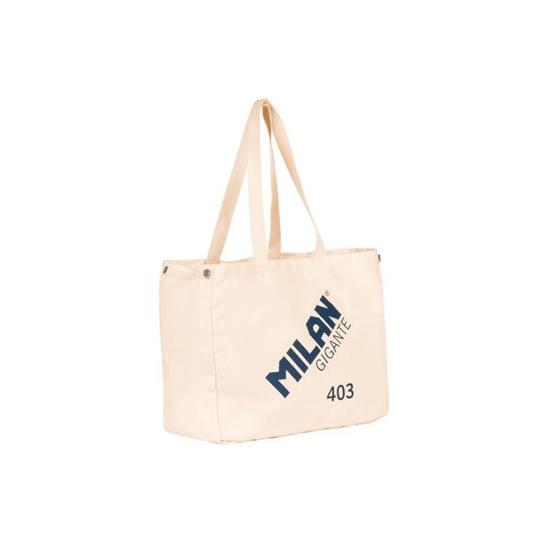 (62102G403BG) MILAN TOTE BAG GRANDE SINCE 1918 BEIGE