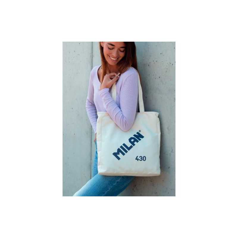 (62102SNCBG) MILAN BOLSO SHOPPER COLECCIÓN 430 SINCE 1918 BEIGE