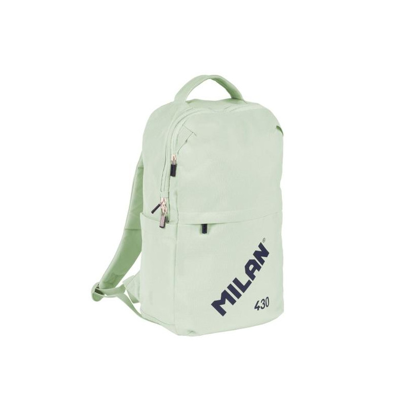 (624201SNCGR) MILAN MOCHILA URBANA COMPACTA CON CIERRE DE SEGURIDAD 15L COLECCIÓN 430 SINCE 1918 VERDE