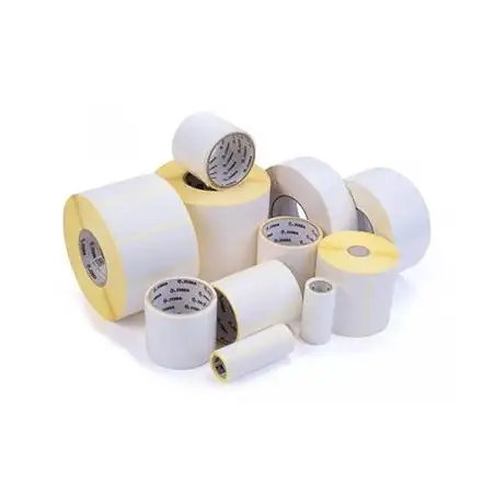 (800273-105) ZEBRA ETIQUETAS DE TRANSFERENCIA TÉRMICAS Z-SELECT 2000T DE 76MM X 25MM DE COLOR BLANCO 12 ROLLOS