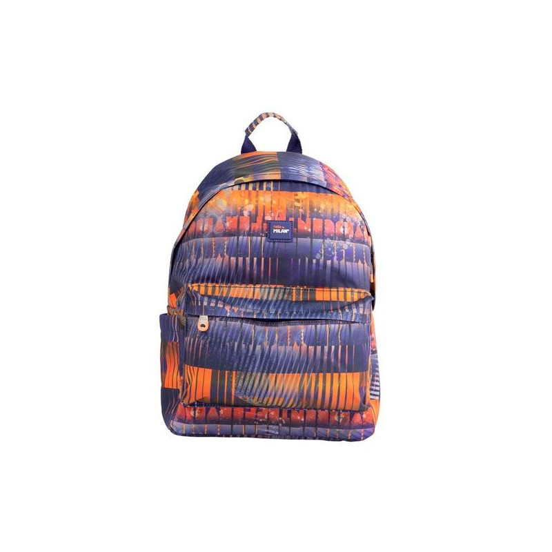 (624605FZ) MILAN MOCHILA URBANA CLÁSICA 2 CREMALLERAS 22L SERIE ESPECIAL FIZZ