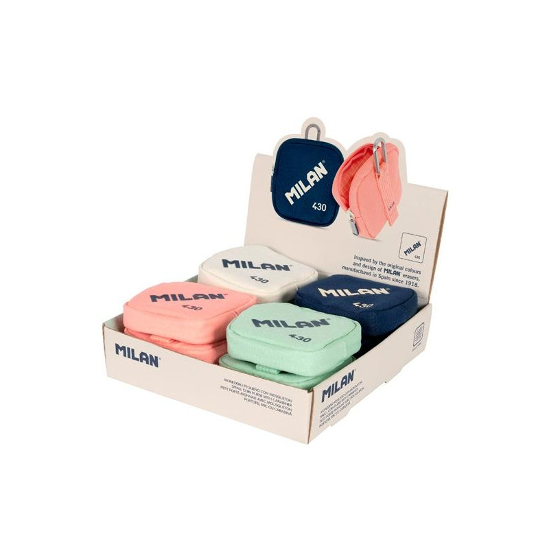 (62104SNCD12) MILAN MONEDERO PEQUEÑO SINCE 1918 EXPOSITOR 12 UD C/SURTIDOS