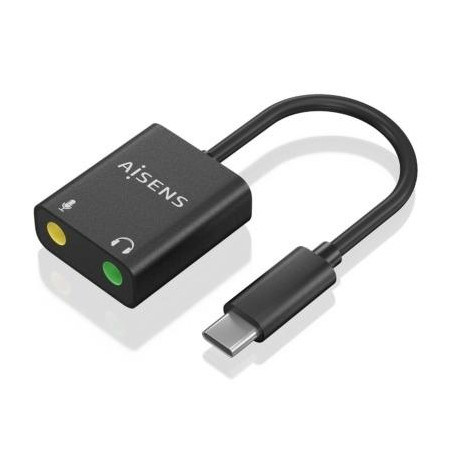 (A109-0767) AISENS CONVERSOR USB-C A JACK 3.5 AUDIO 48KHZ
