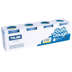 (9135112004) MILAN PASTA BLANDA SOFT DOUGH BOTE 116GR AMARILLO CAJA 4 UD
