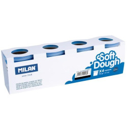 (9135118004) MILAN PASTA BLANDA SOFT DOUGH BOTE 116GR NEGRO CAJA 4 UD