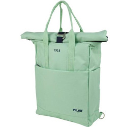 (624302SNCGR) MILAN MOCHILA URBANA C/CIERRE SUPERIOR ENRROLLABLE 10L SERIE 1918 VERDE