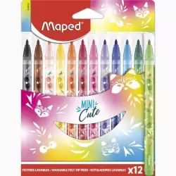 (845404) MAPED ROTULADORES MINI CUTE ESTUCHE DE 12 C/SURTIDOS