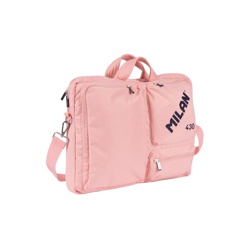 (624303SNCP) MILAN MALETÍN PARA PORTÁTIL 17" COLECCIÓN 430 SINCE 1918 ROSA