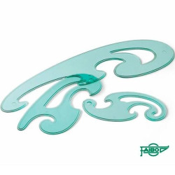 (241) FAIBO PLANTILLAS CURVAS JUEGO DE 3U