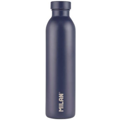 (643020B) MILAN BOTELLA ISOTÉRMICA 591 ML EDICIÓN 1918 AZUL MARINO